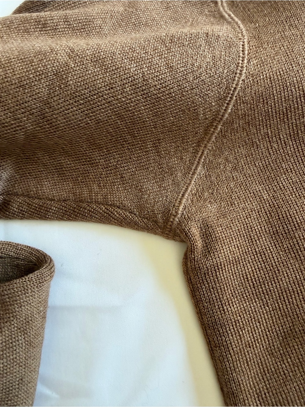Faconnable Men's Brown Crewneck Sweater - Picture 3 of 11